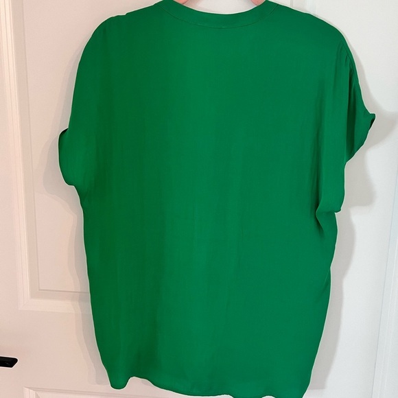 Women's Green Blouse Size Medium - Picture 8 of 9
